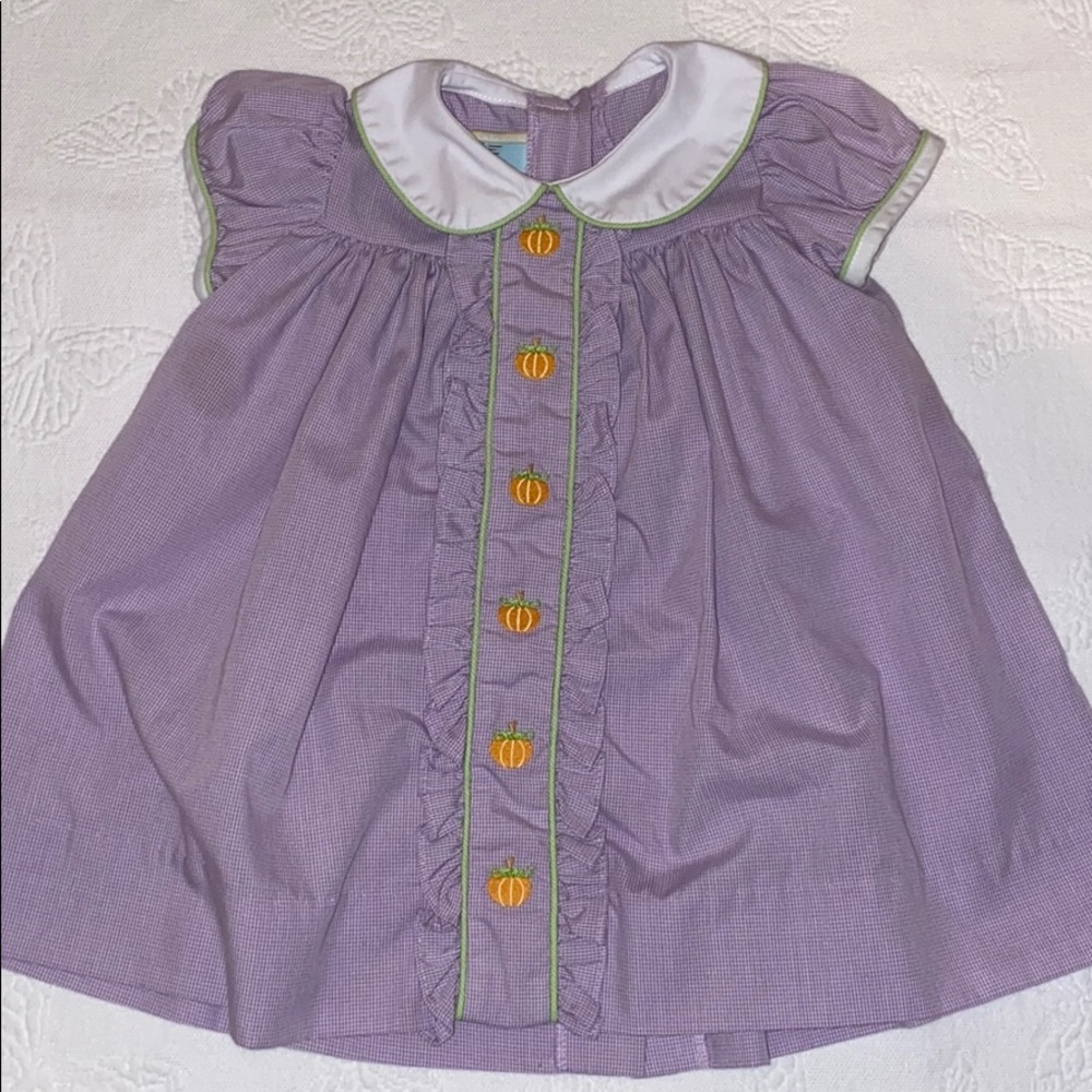 Little English Sally Pumpkin Dress - 4T